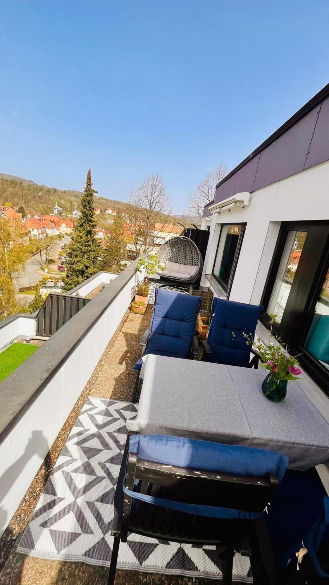 Das Kleine Penthouse Mit Kamin Bad Sachsa Kültér fotó