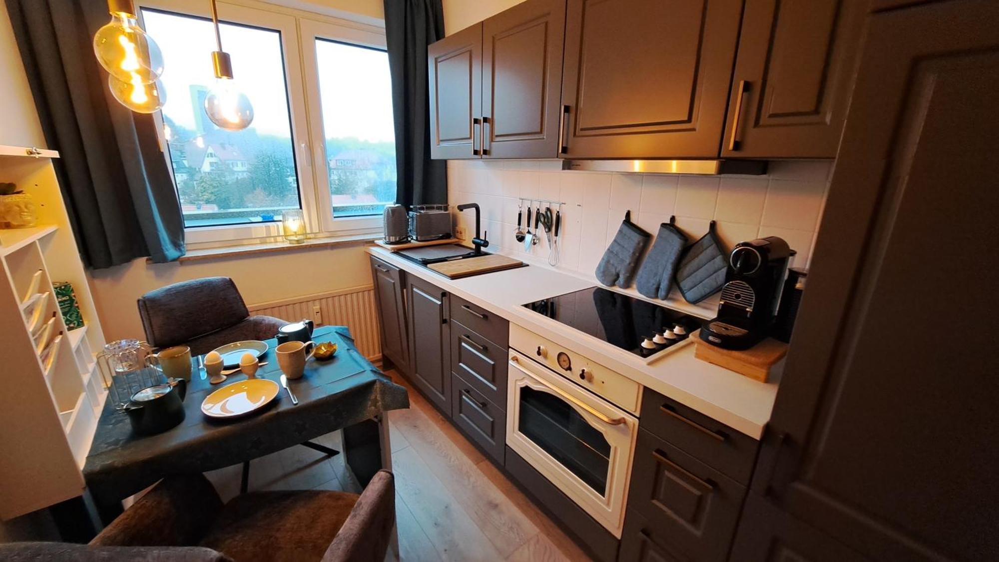 Das Kleine Penthouse Mit Kamin Bad Sachsa Kültér fotó